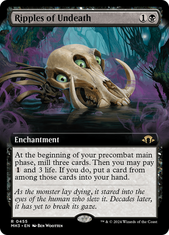 {R} Ripples of Undeath (Extended Art) [Modern Horizons 3][MH3 455]