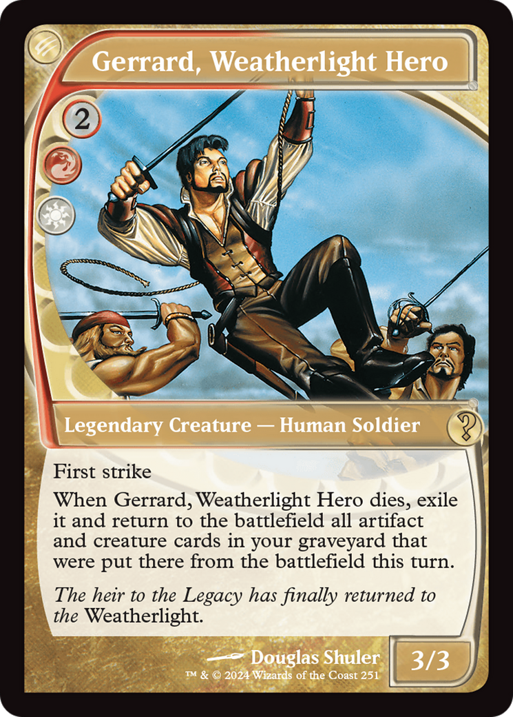 {R} Gerrard, Weatherlight Hero (Future Sight) [Mystery Booster 2][MB2 251]
