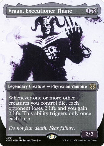 {R} Vraan, Executioner Thane (Borderless Ichor) [Phyrexia: All Will Be One][ONE 309]