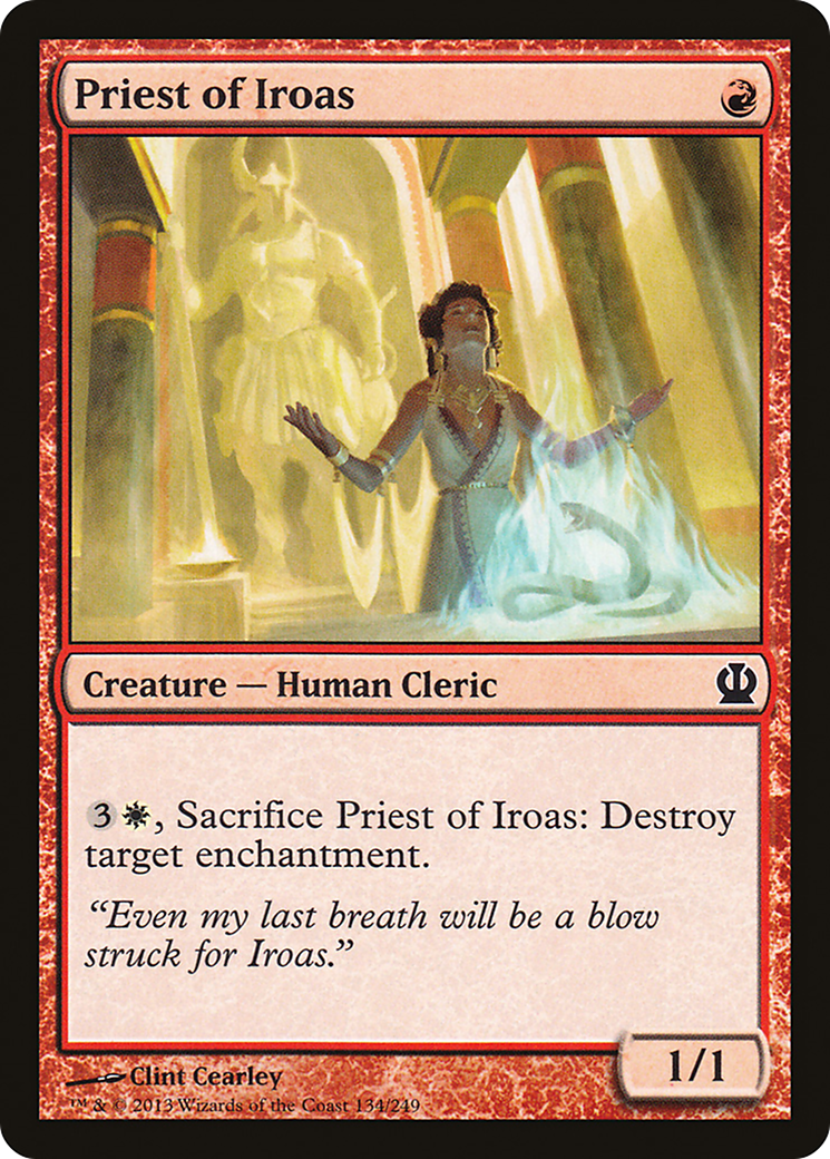 {C} Priest of Iroas [Theros][THS 134]