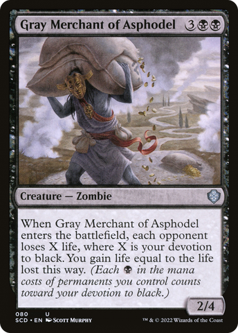 {C} Gray Merchant of Asphodel [Starter Commander Decks][SCD 080]
