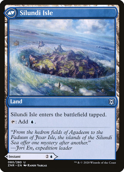 {C} Silundi Vision // Silundi Isle [Zendikar Rising][ZNR 080]
