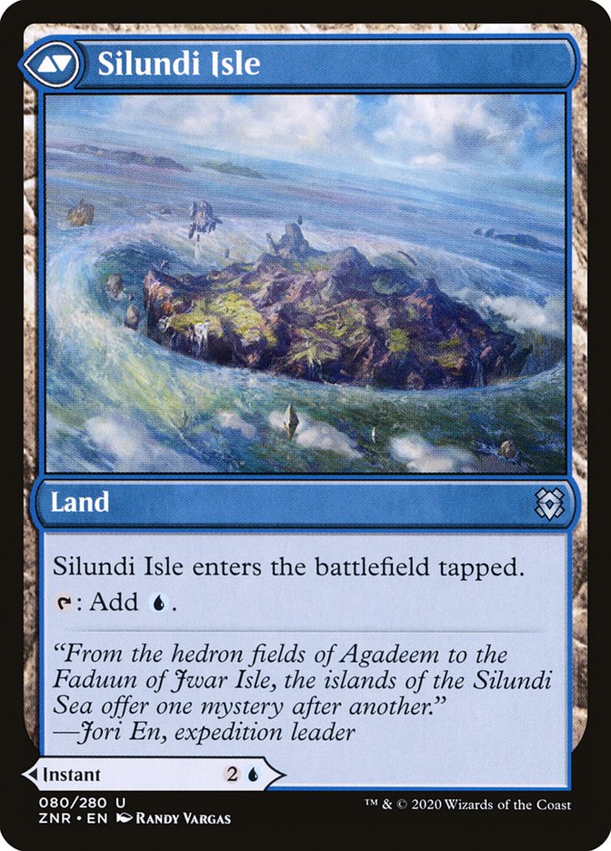{C} Silundi Vision // Silundi Isle [Zendikar Rising][ZNR 080]