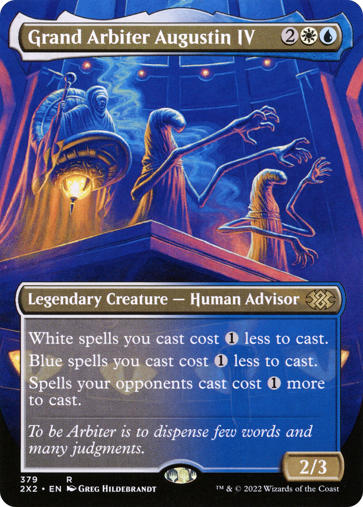 {R} Grand Arbiter Augustin IV (Borderless Alternate Art) [Double Masters 2022][2X2 379]