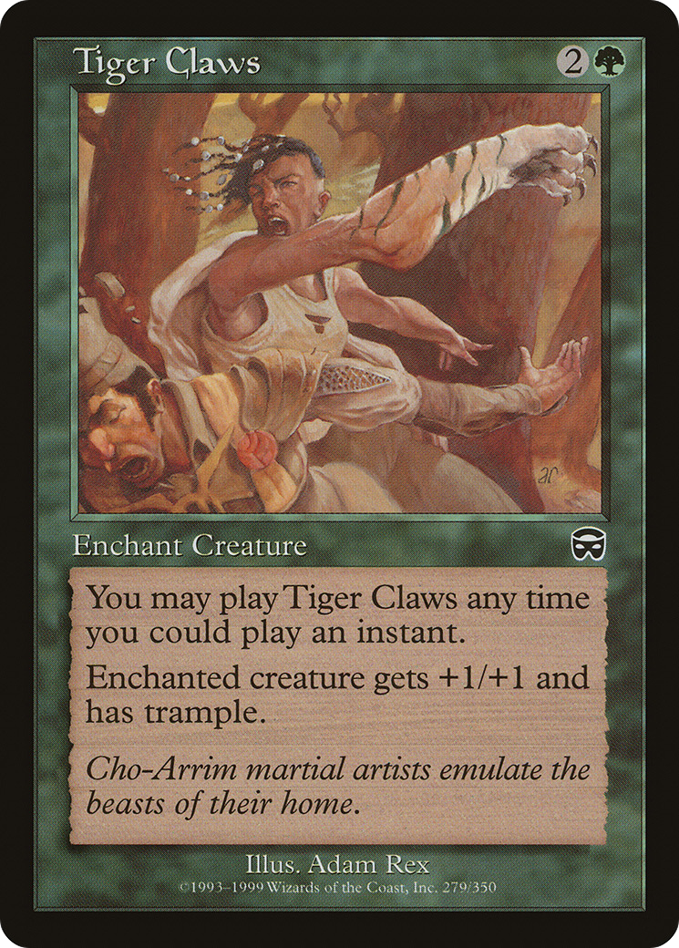 {C} Tiger Claws [Mercadian Masques][MMQ 279] - Misty Mountain Games