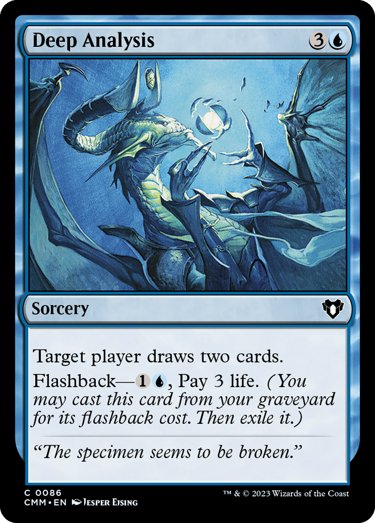 {C} Deep Analysis [Commander Masters][CMM 086]