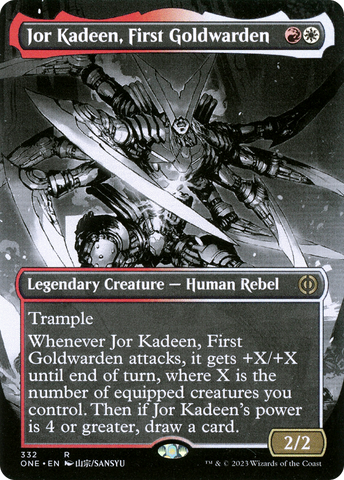 {R} Jor Kadeen, First Goldwarden (Borderless Manga) [Phyrexia: All Will Be One][ONE 332]