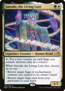{R} Satsuki, the Living Lore [Kamigawa: Neon Dynasty][NEO 235] - Misty Mountain Games