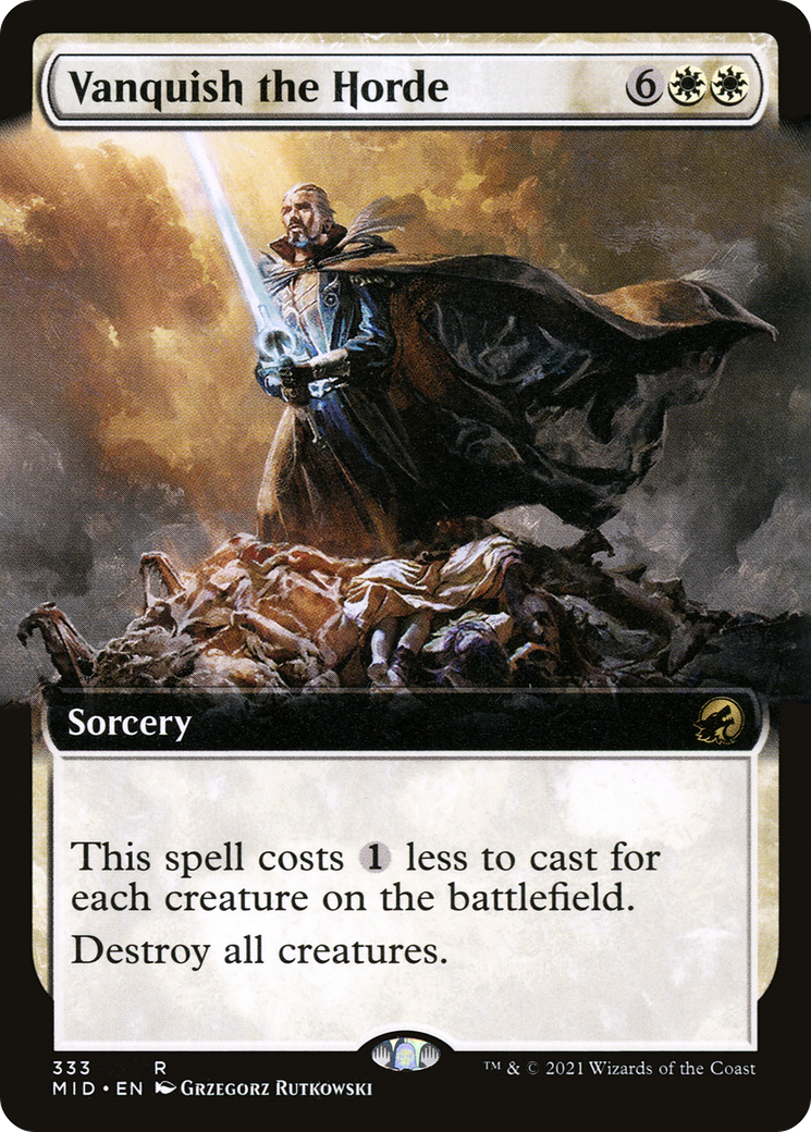 {R} Vanquish the Horde (Extended Art) [Innistrad: Midnight Hunt][MID 333]