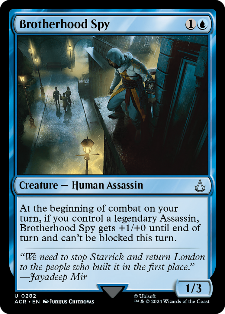 {C} Brotherhood Spy [Assassin's Creed][ACR 282]