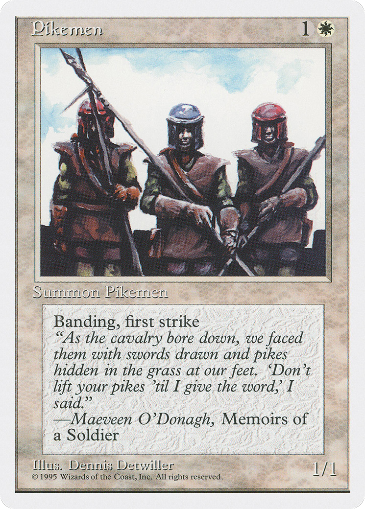{C} Pikemen [Fourth Edition][4ED 042] - Misty Mountain Games