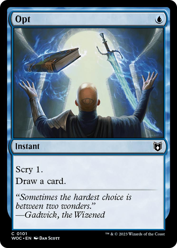 {C} Opt [Wilds of Eldraine Commander][WOC 101]