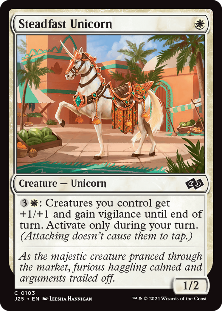 {C} Steadfast Unicorn [Foundations Jumpstart][J25 103]