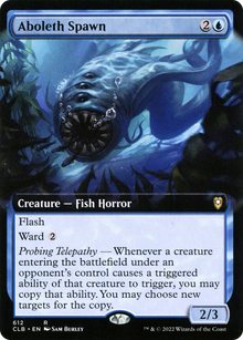 {R} Aboleth Spawn (Extended Art) [Commander Legends: Battle for Baldur's Gate][CLB 612] - Misty Mountain Games