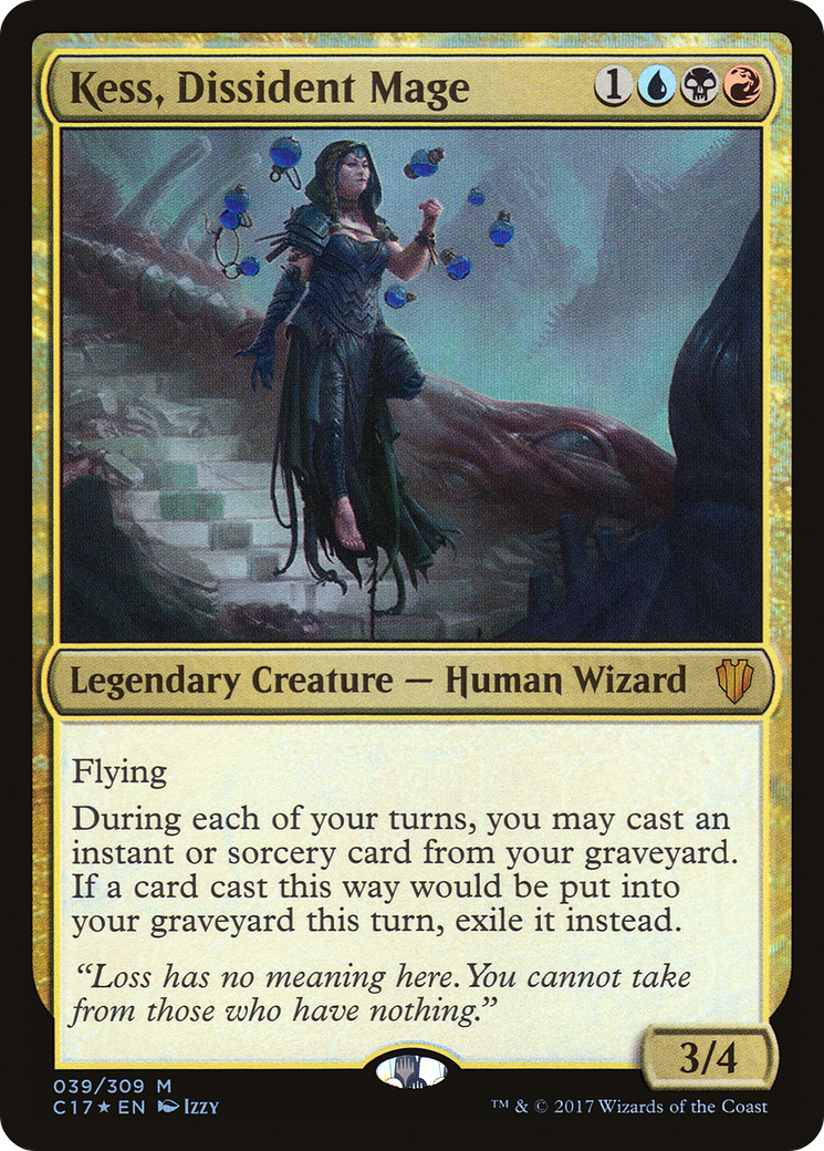{R} Kess, Dissident Mage [Commander 2017][C17 039]