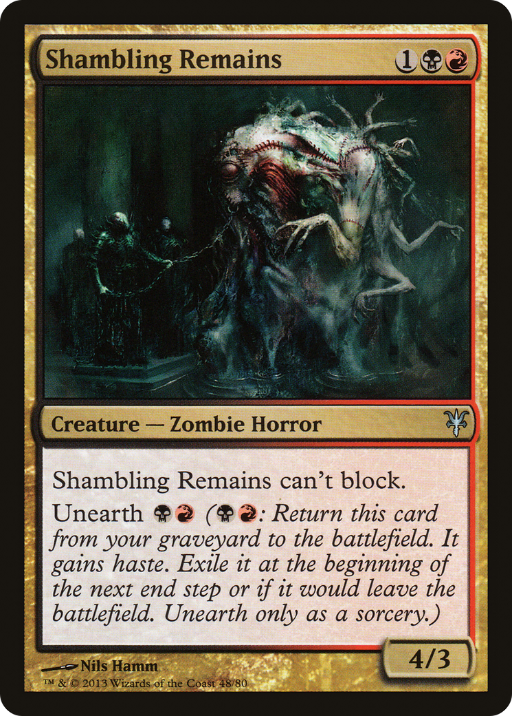 {C} Shambling Remains [Duel Decks: Sorin vs. Tibalt][DDK 048] - Misty Mountain Games