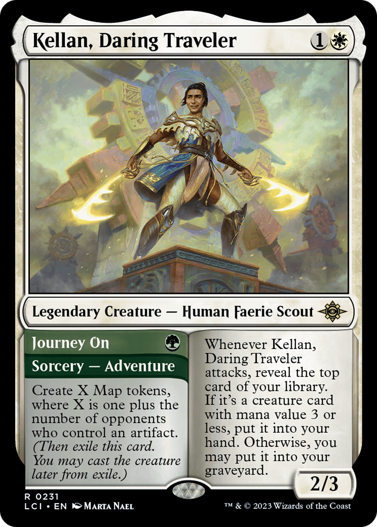 {@R} Kellan, Daring Traveler [The Lost Caverns of Ixalan][LCI 231]
