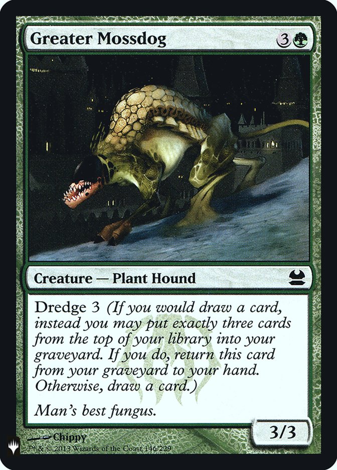 {C} Greater Mossdog [Mystery Booster][MB1 MMA 146]