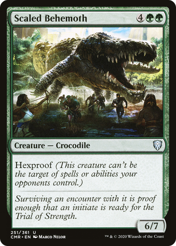 {C} Scaled Behemoth [Commander Legends][CMR 251]