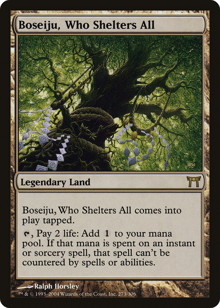 {R} Boseiju, Who Shelters All [Champions of Kamigawa][CHK 273]