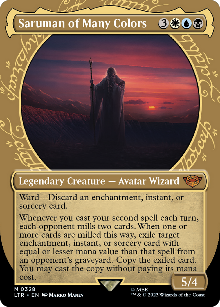 {R} Saruman of Many Colors (Showcase Ring Frame) [The Lord of the Rings: Tales of Middle-Earth][LTR 328]