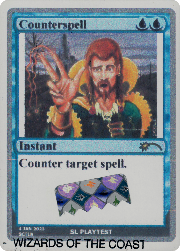 {R} Counterspell (SL PLAYTEST) [Secret Lair Drop Series][SLD SCTLR]