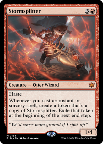 {@R} Stormsplitter (Promo Pack) [Bloomburrow Promos][PP BLB 154]