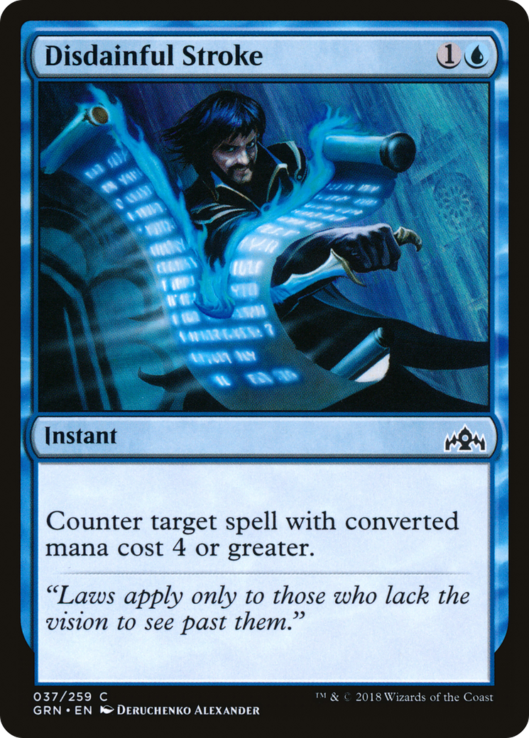 {C} Disdainful Stroke [Guilds of Ravnica][GRN 037]