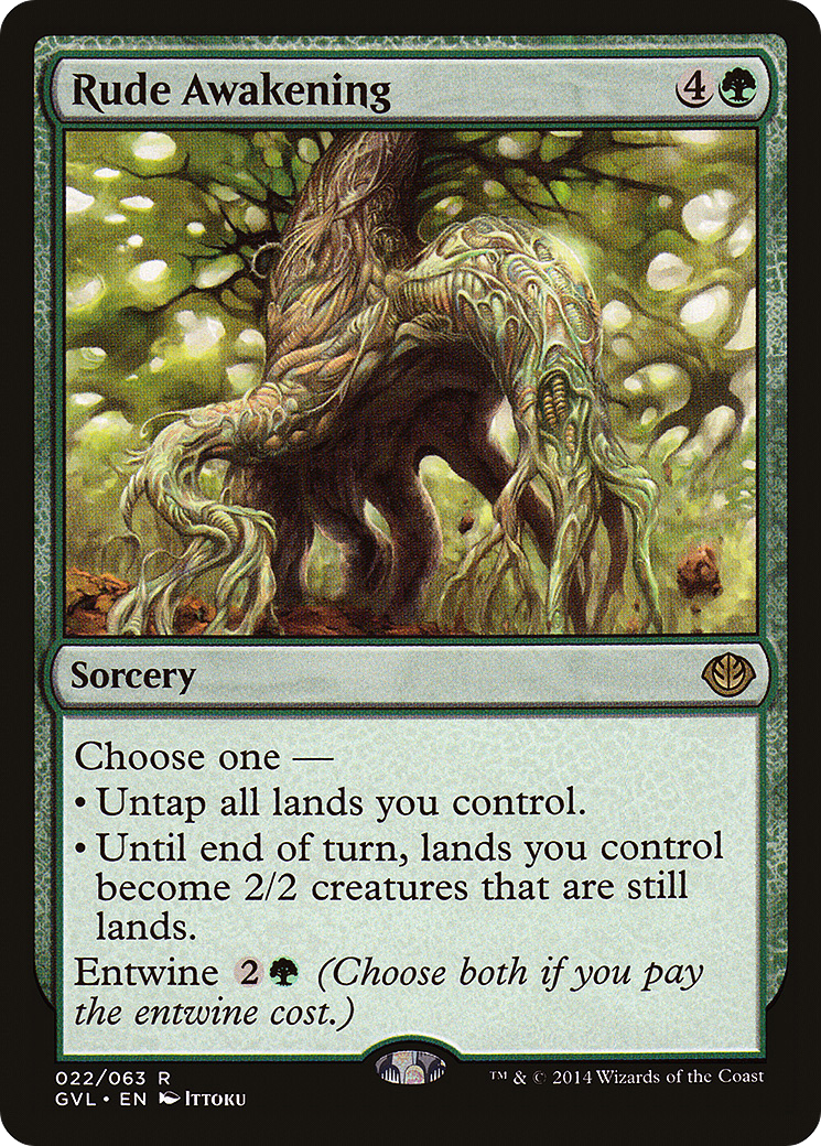 {R} Rude Awakening (Garruk vs. Liliana) [Duel Decks Anthology][GVL 022] - Misty Mountain Games