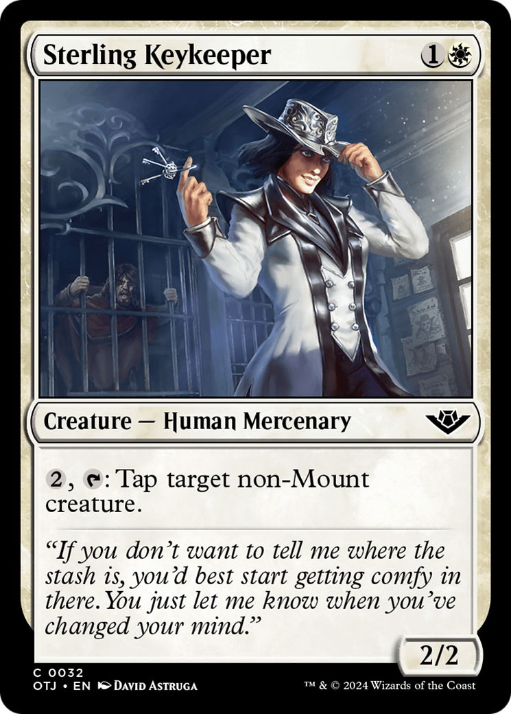 {@C} Sterling Keykeeper [Outlaws of Thunder Junction][OTJ 032]