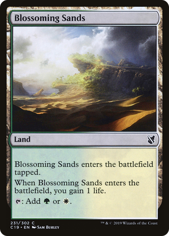 {C} Blossoming Sands [Commander 2019][C19 231]