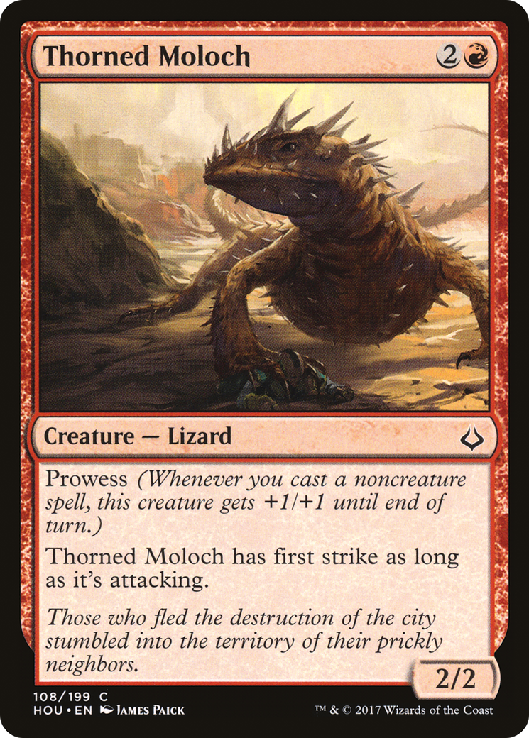 {C} Thorned Moloch [Hour of Devastation][HOU 108]