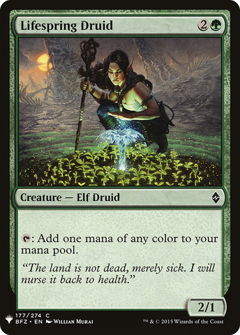 {C} Lifespring Druid [Mystery Booster][LS BFZ 177]