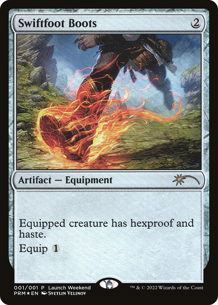 {R} Swiftfoot Boots [Wizards Play Network 2022][PA WP22 001]