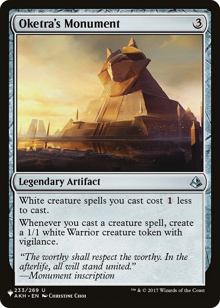 {C} Oketra's Monument [Secret Lair: Angels][LS AKH 233]
