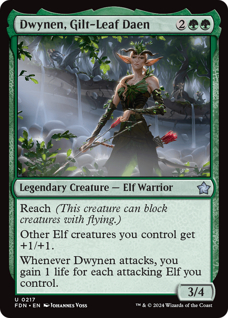 {@C} Dwynen, Gilt-Leaf Daen [Foundations][FDN 217]