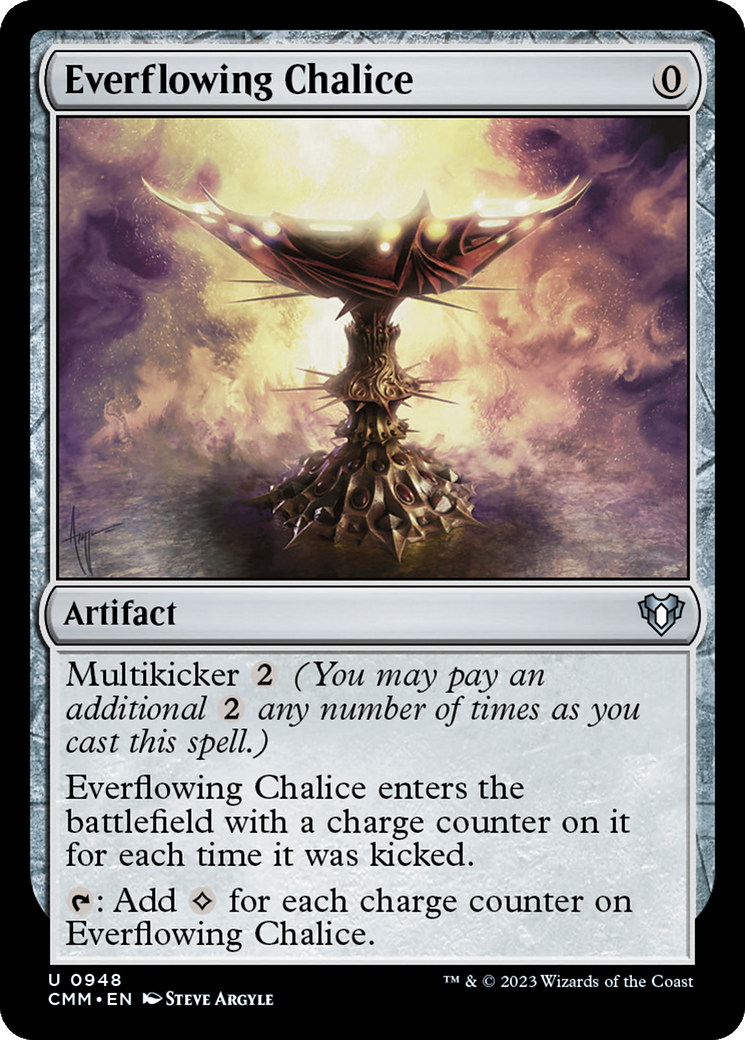 {C} Everflowing Chalice [Commander Masters][CMM 948]