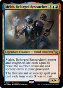{R} Melek, Reforged Researcher [Murders at Karlov Manor Prerelease Promos][MKM 430]