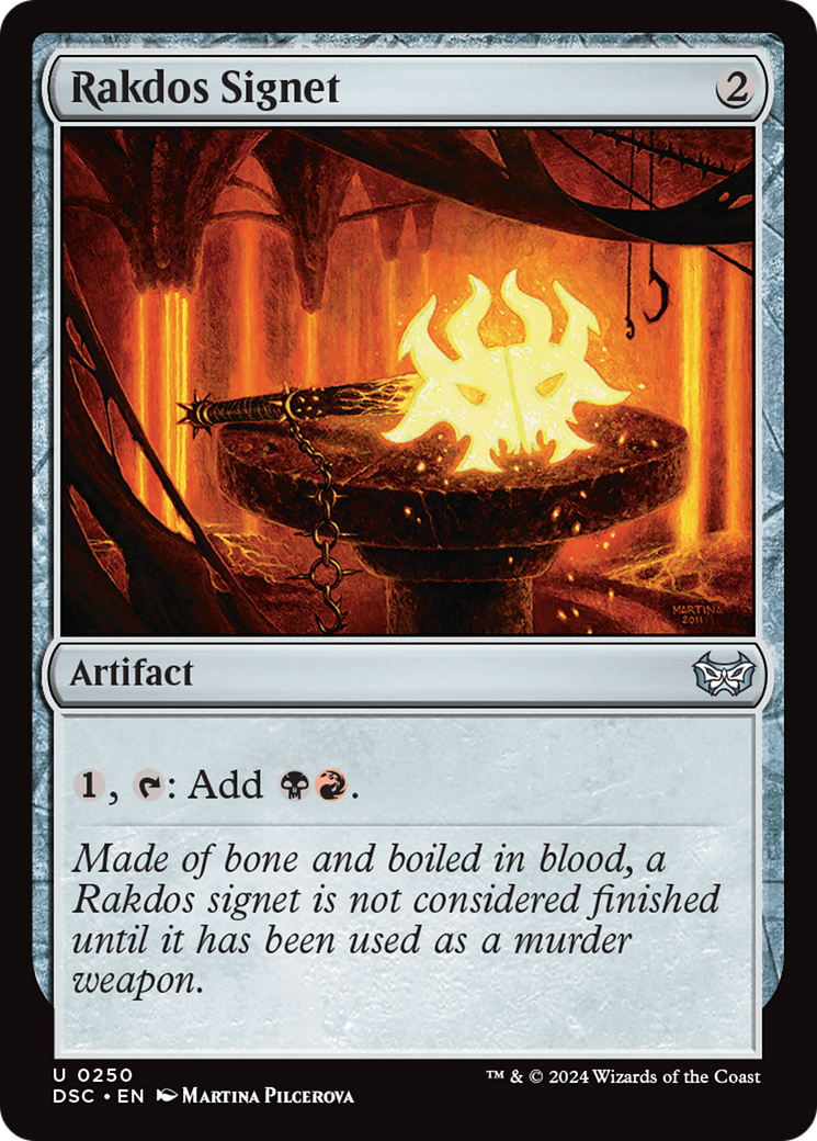 {C} Rakdos Signet [Duskmourn: House of Horror Commander][DSC 250]