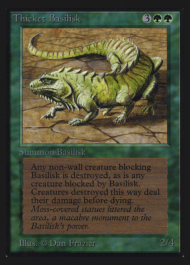 {C} Thicket Basilisk [CollectorsÃ¢Â€Â™ Edition][GB CED 219]