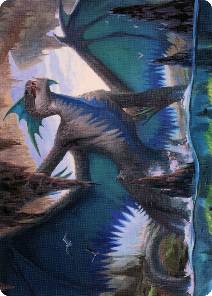 {A} Murktide Regent Art Card [Modern Horizons 2 Art Series][AMH2 020]