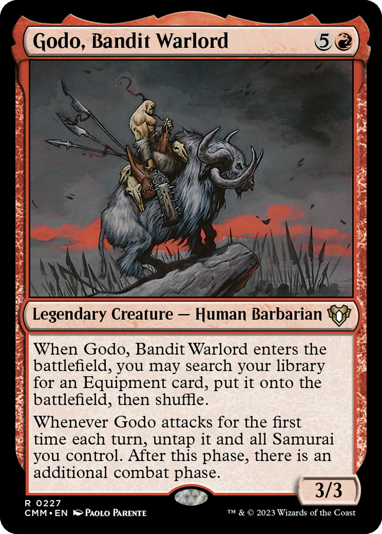 {R} Godo, Bandit Warlord [Commander Masters][CMM 227]