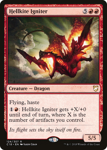 {R} Hellkite Igniter [Commander 2018][C18 124]