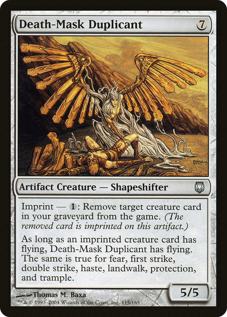 {C} Death-Mask Duplicant [Darksteel][DST 115]