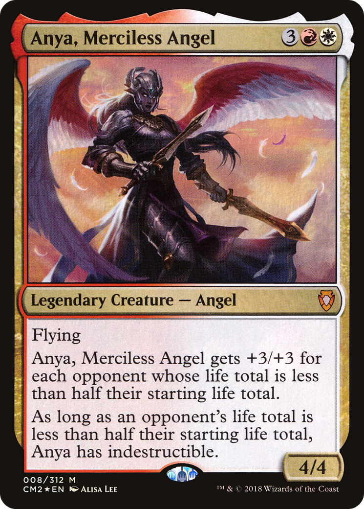 {R} Anya, Merciless Angel [Commander Anthology Volume II][CM2 008] - Misty Mountain Games
