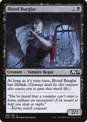 {C} Blood Burglar [Core Set 2020][M20 088]