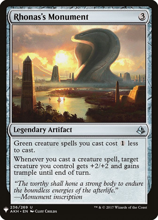 {C} Rhonas's Monument [Mystery Booster][MB1 AKH 236]