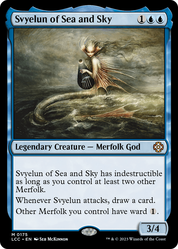 {R} Svyelun of Sea and Sky [The Lost Caverns of Ixalan Commander][LCC 175]
