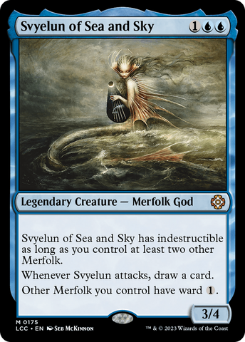 {R} Svyelun of Sea and Sky [The Lost Caverns of Ixalan Commander][LCC 175]