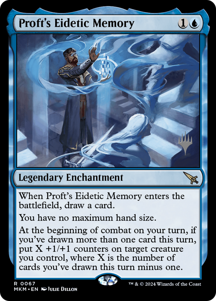 {R} Proft's Eidetic Memory (Promo Pack) [Murders at Karlov Manor Promos][PP MKM 067]